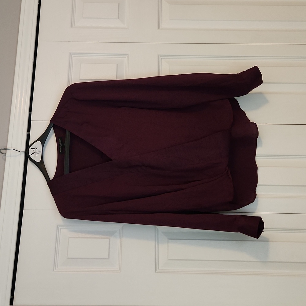BR Faux Wrap Top